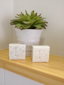 Unwrapped soap at Peppers