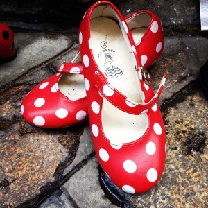 Cute children's Flamenco-inspired shoes