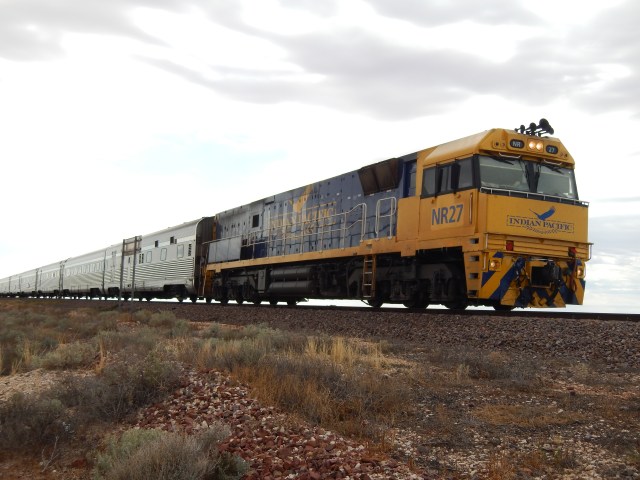 the Indian Pacific at Watson. Image Briar Jensen