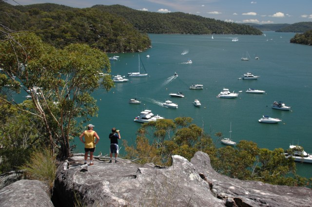 Overlooking Refuge Bay in Ku-ring-gai Chase National Park