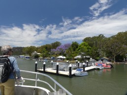 01 The Riverboat Postman pulls into Dangar Island. Photo © Briar Jensen